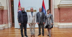 8 June 2021 The members of the PFG with Sweden and the Swedish Ambassador to Serbia